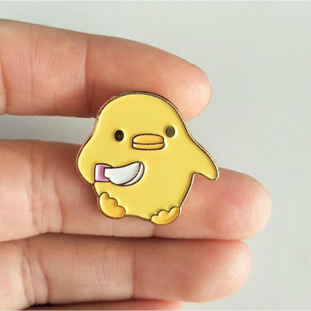 AkinaWay Lil Peep Duck with Knife Gudetama Enamel Pins 125